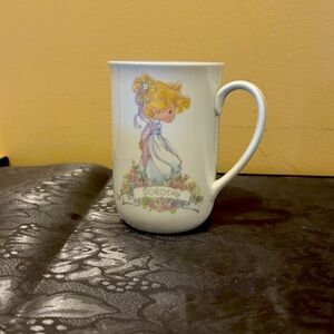 Vintage Precious Moments Collection white "Dorothy" mug